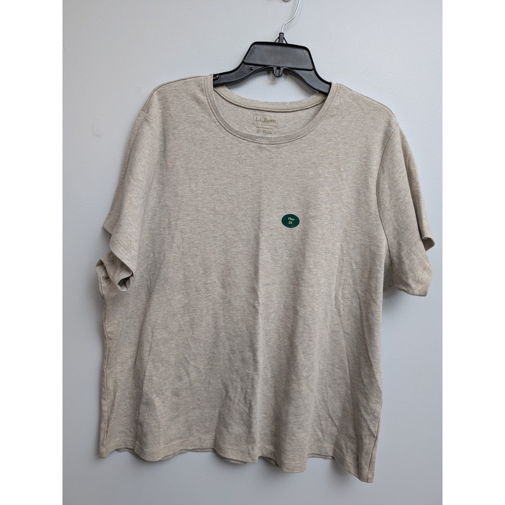 L3 New LL Bean Shirt Womens Size XXL Tan